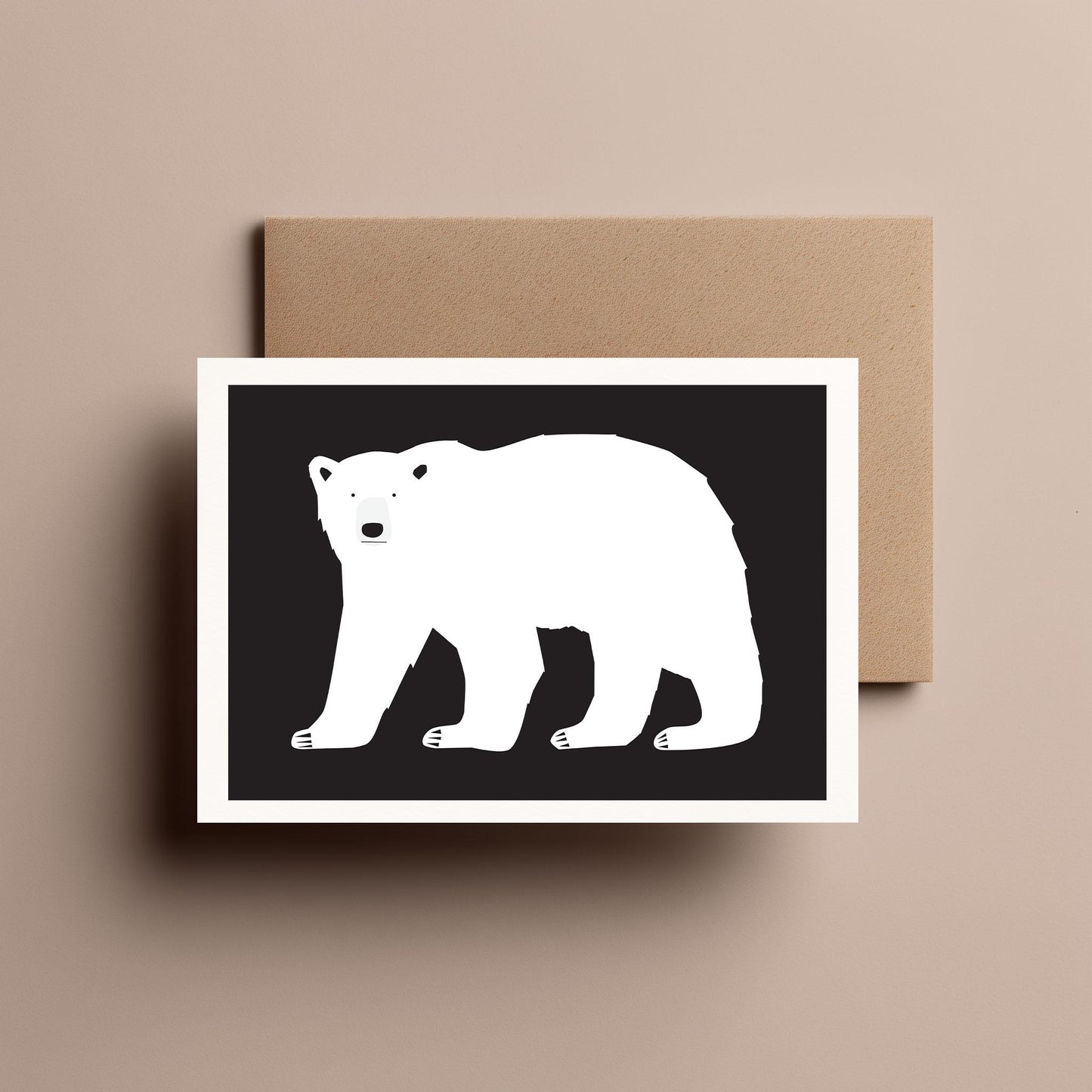 Polar Bear - Greeting, Christmas Card