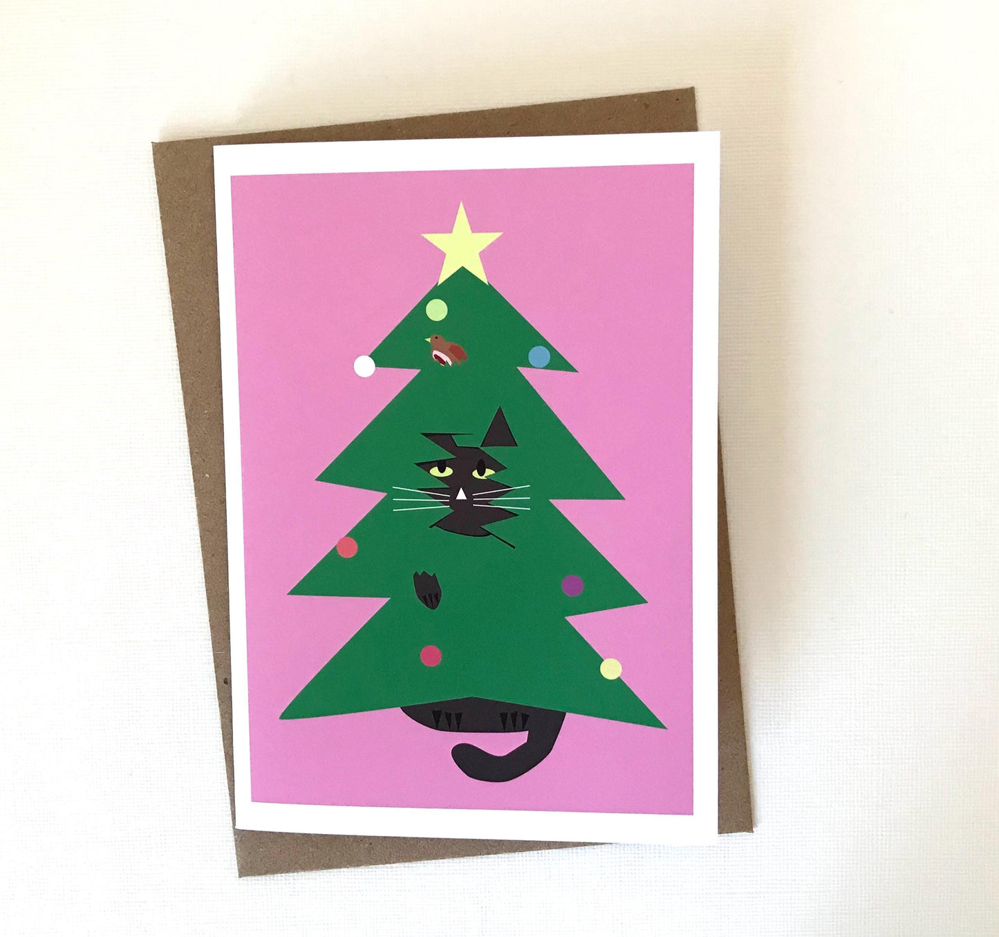 Cat & Robin - Christmas Card