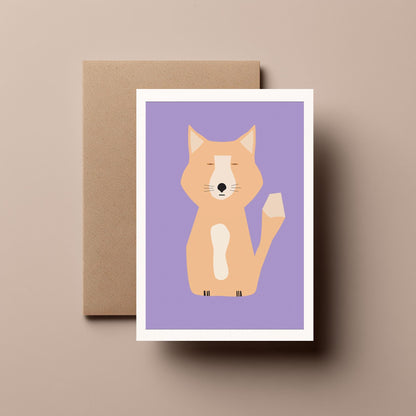 Tibetan Fox - Greeting, Birthday Card