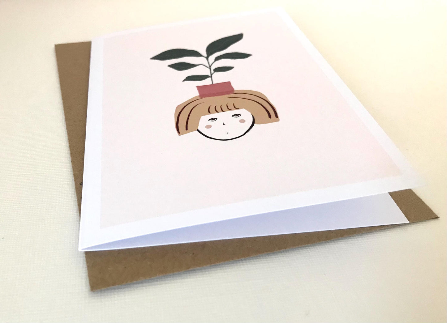 Plant lady - Greeting, Birthday Card
