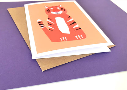 Tiger - Greeting, Birthday Card
