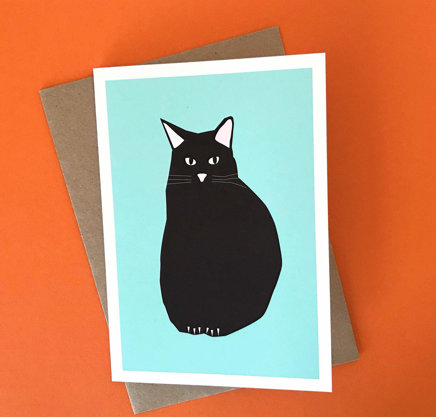 Cat - Greeting, Birthday Card