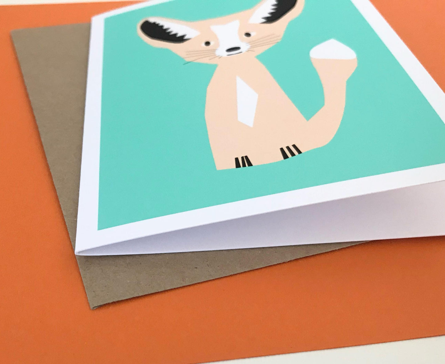 Fennec Fox - Greeting, Birthday Card