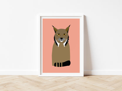 Iberian Lynx - Art print A5/A4/A3