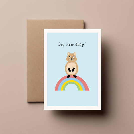 Quokka - New Baby Card