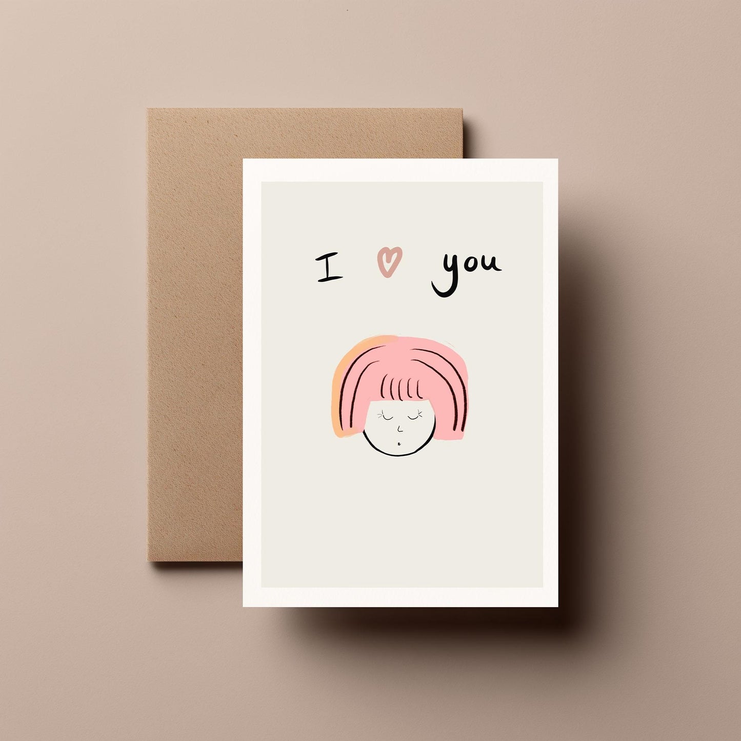 I Love You Card – Cute & Funny Romantic Greeting Card for Anniversary, Valentine’s Day or Just Because - Gifts for Her or Him